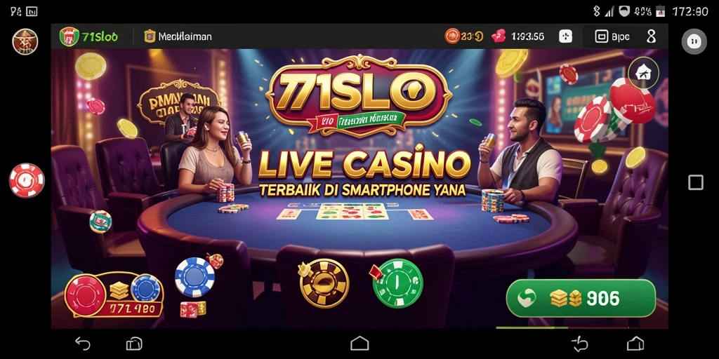 Tampilan gameplay Live Casino yang menarik dan interaktif.