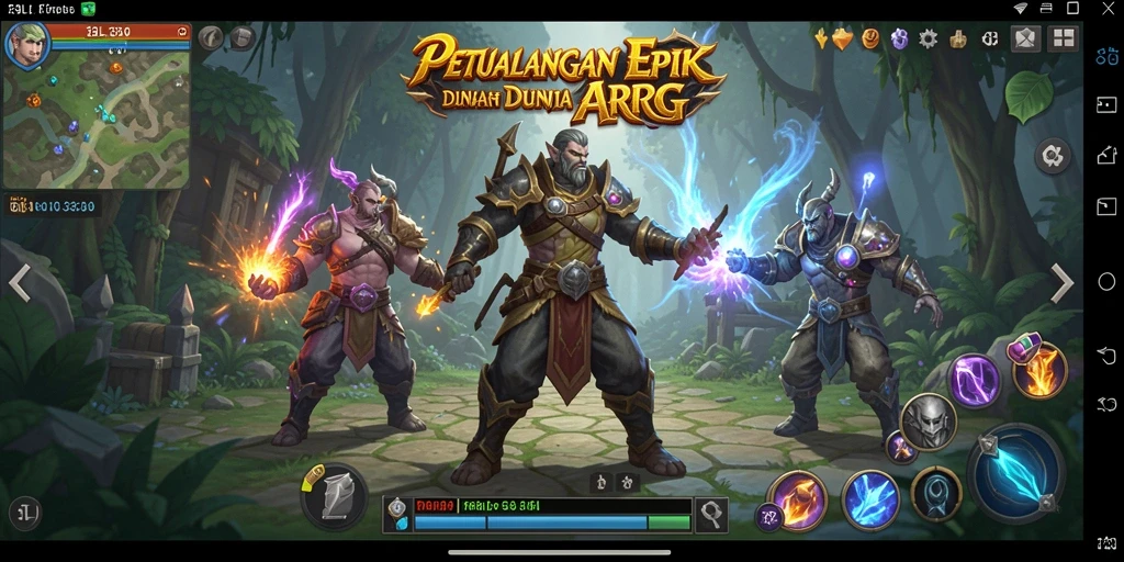 Screenshot gameplay <strong>33L</strong> menampilkan aksi pertarungan yang mendebarkan di dunia ARPG.