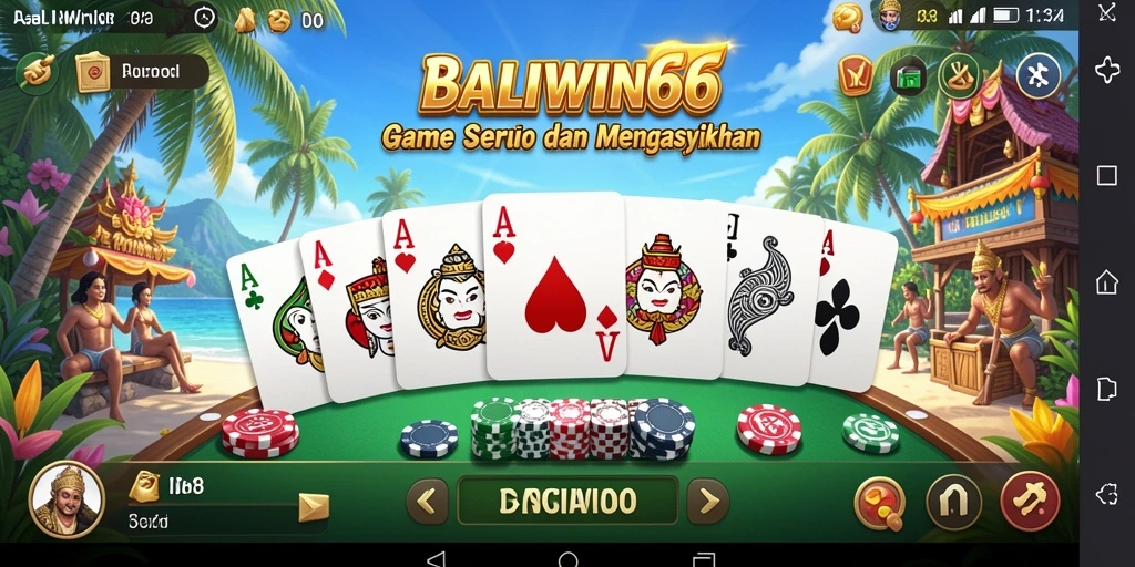 Gameplay menarik Domino di BALIWIN66 dengan interaksi pemain.
