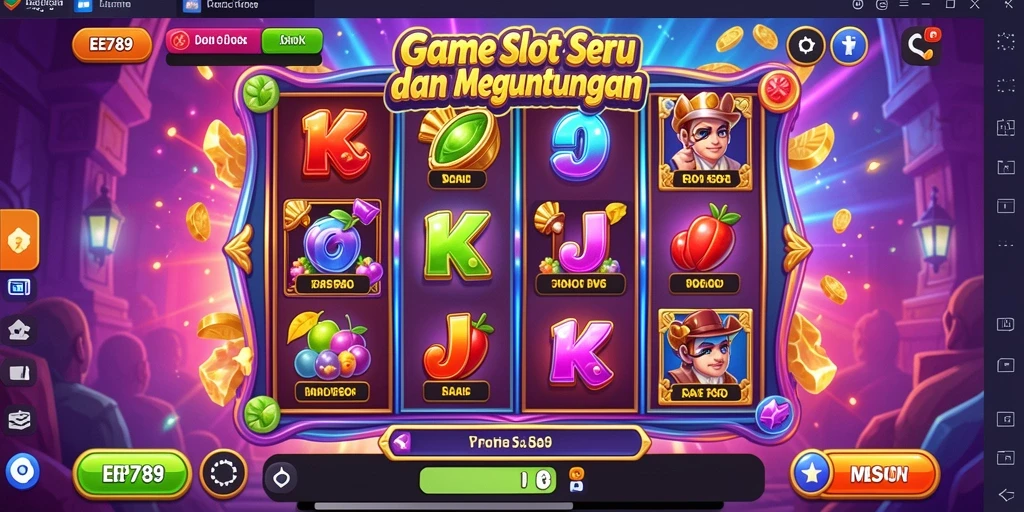 Screenshot gameplay EE789 yang menampilkan momen seru permainan Slot.