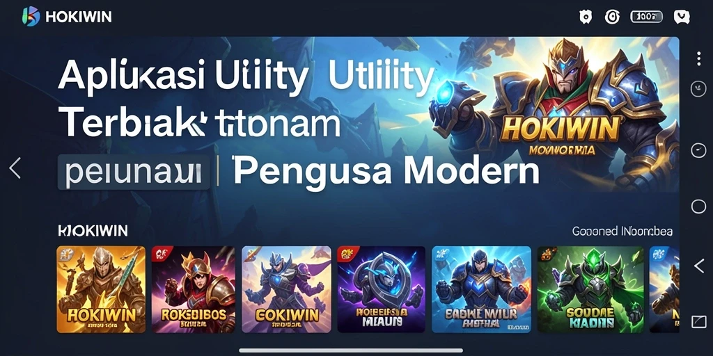 Tampilan antarmuka HOKIWIN yang intuitif dan user-friendly.