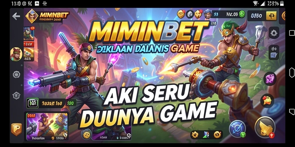 Tampilan aksi seru dari gameplay MIMINBET yang menegangkan.