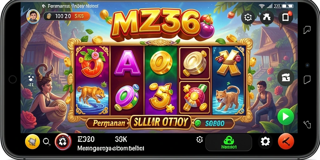 Tampilan gameplay penuh warna dan menarik dari MZ356.