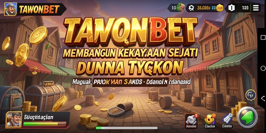 Tampilan gameplay TAWONBET yang menarik dan berwarna-warni.