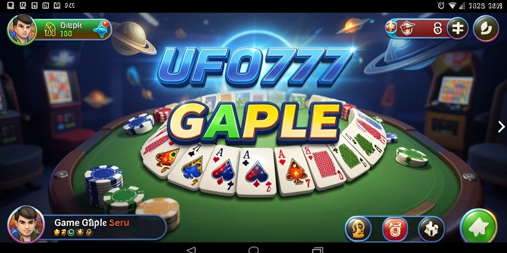 Gameplay seru Gaple di UFO777 dengan teman-teman.