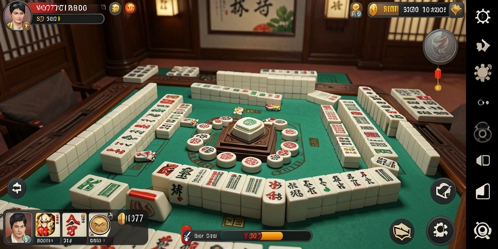 Tampilan gameplay VIO77 yang seru dalam permainan Mahjong.